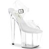 Pleaser - RAZZLE808 Sandale à bride à la cheville - Transparent Product image